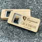 Personalised Groomsman Engraved Wooden Rectangle Bottle Opener for Best man, Usher, Groomsman, and more