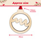 Pup's First Christmas Wood Bauble - Little Puppy Dog Paws Christmas Decoration