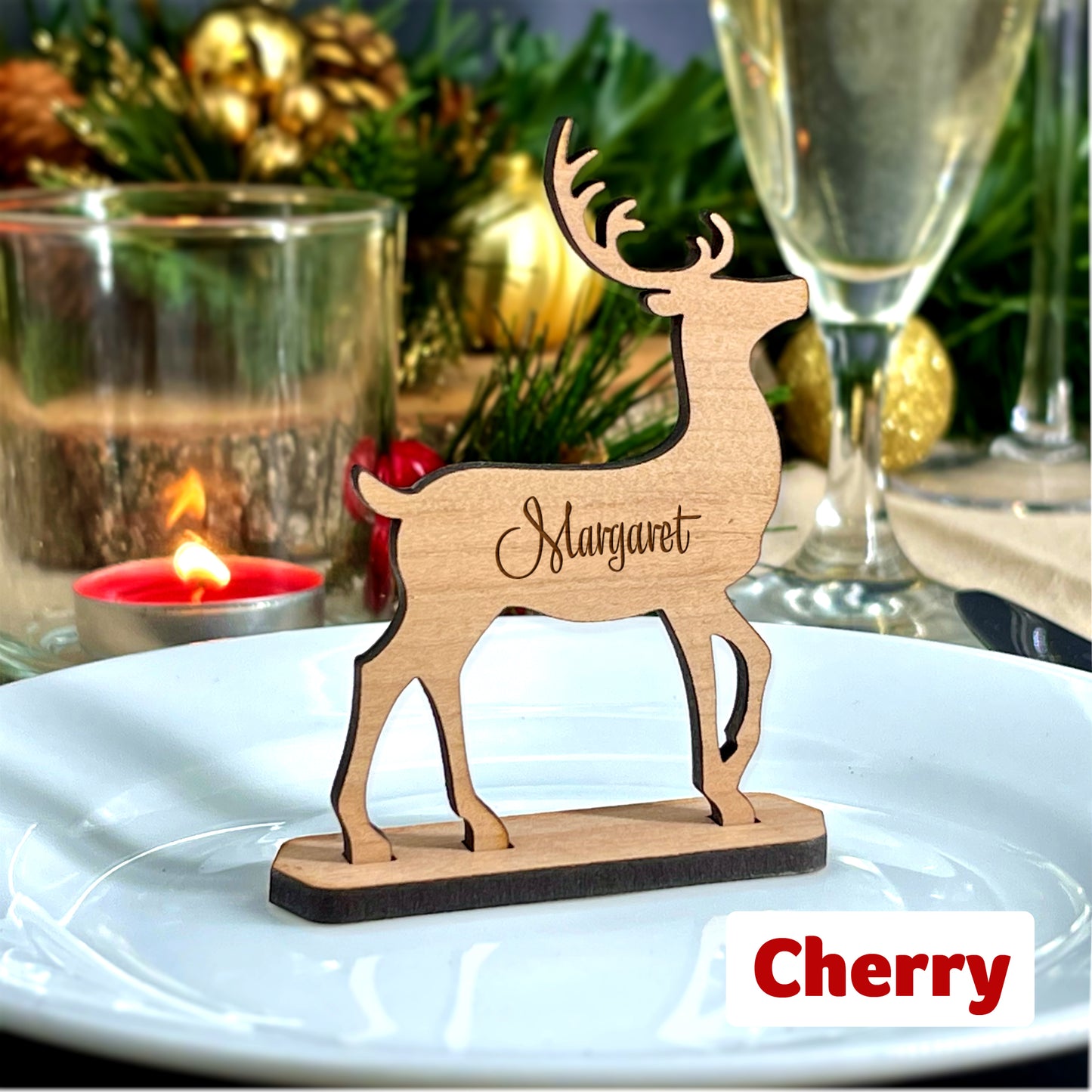 Personalised Christmas Reindeer Table Names