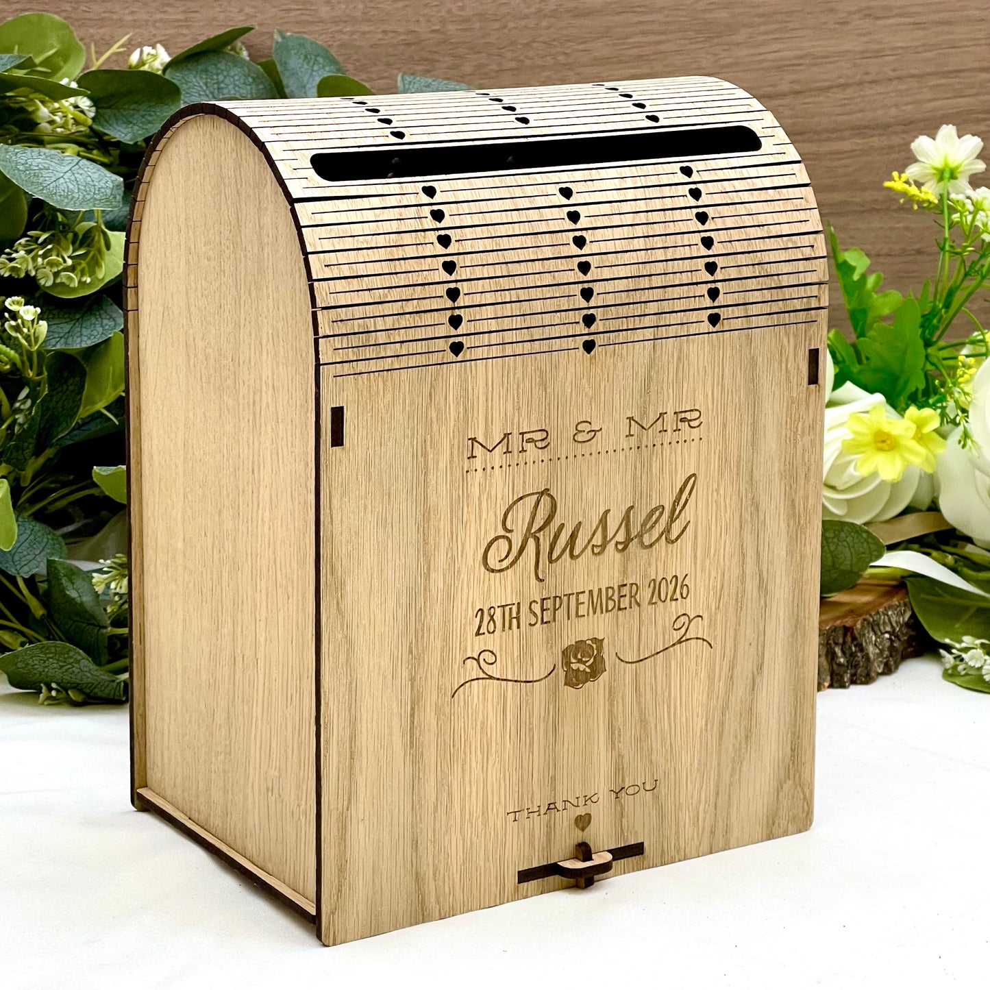 Personalised Wedding Card Box