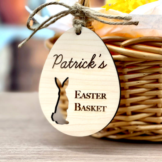 Personalised Engraved Easter Basket Tag