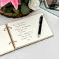 Personalised Wooden Guest Book 2