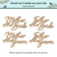 Personalised Wooden Lettering Place Names