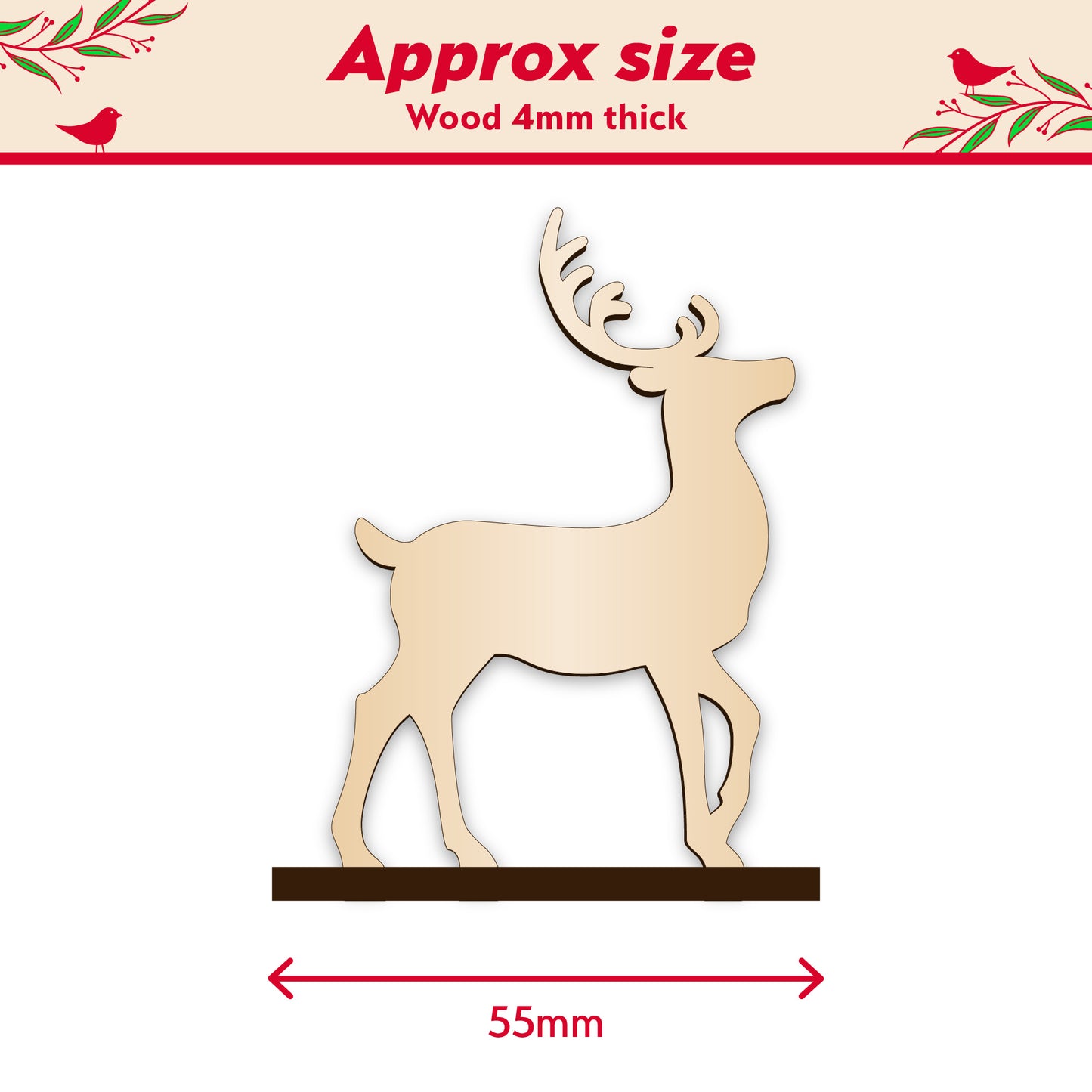 Personalised Christmas Reindeer Table Names