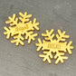 Mirror Acrylic Christmas Snowflake Place Names