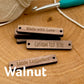 Custom Wood Clothing Tag Button for Crochet/Knitting