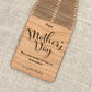 Wooden Wine Bottle Tag - May Mother's Wine Be Bottomless