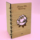 Wooden Birthday Card Cut Rose Decorative Keepsake