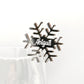 Mirror Acrylic Christmas Snowflake Place Names