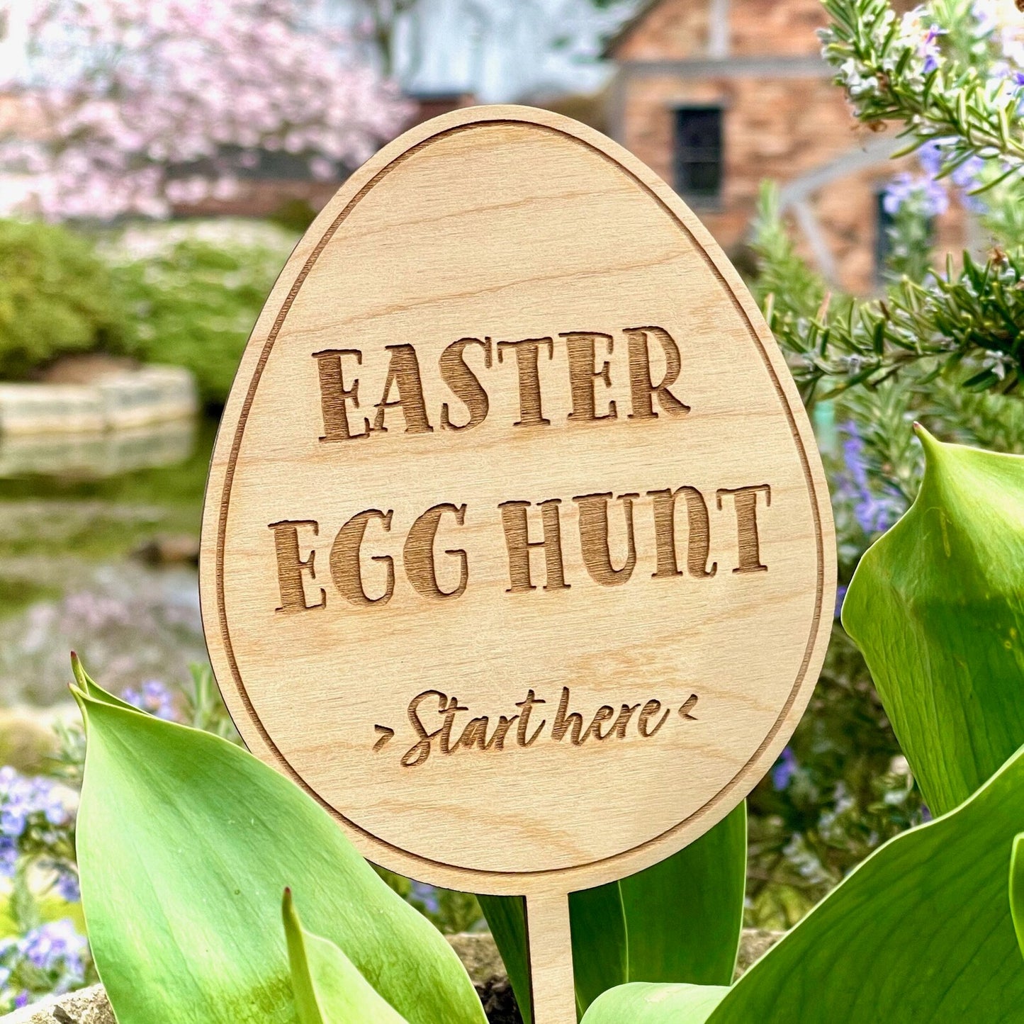 Easter Egg Hunt Set of 7 Signs & Chocolate Buttons