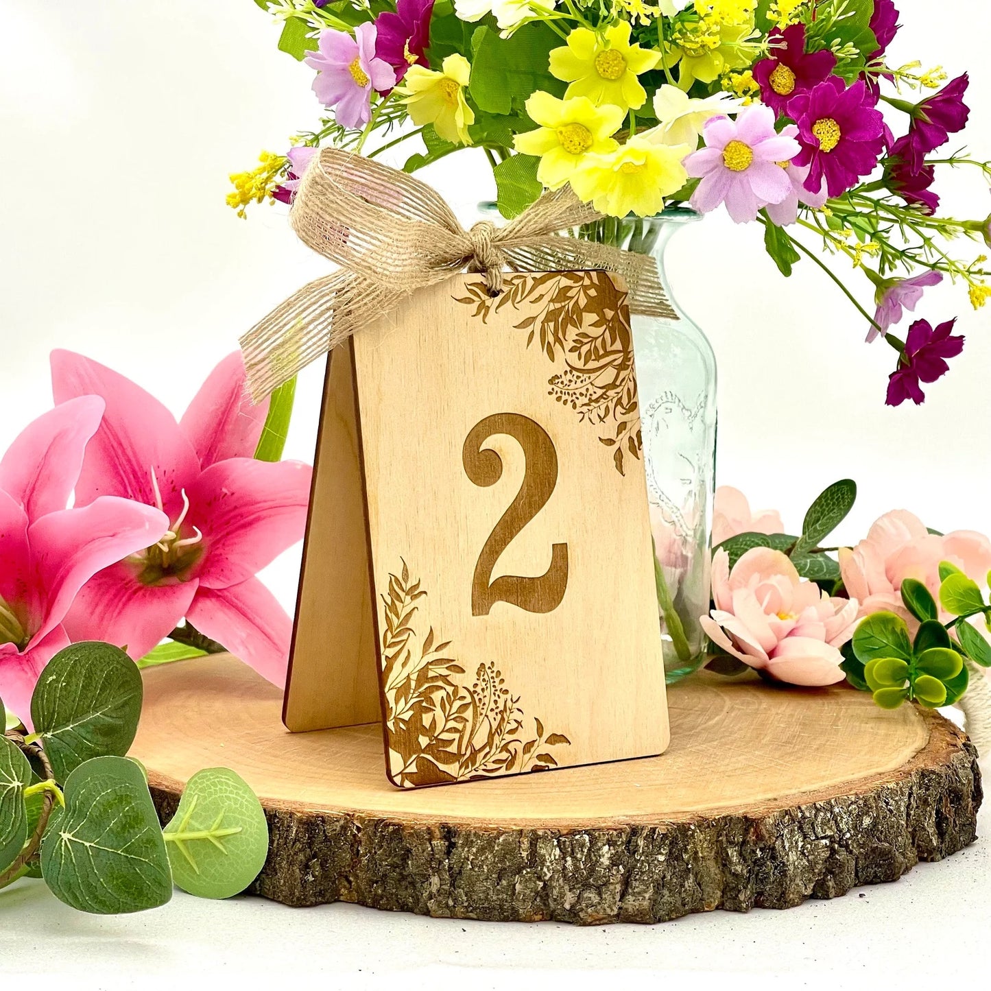 Wooden Table Numbers