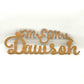 Personalised Large Wedding Calligraphy Hearts Sign