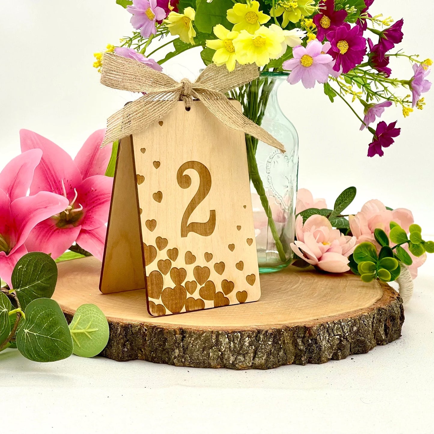 Wooden Table Numbers