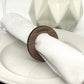 Wooden Engraved Napkin Ring Personalised Table Mames