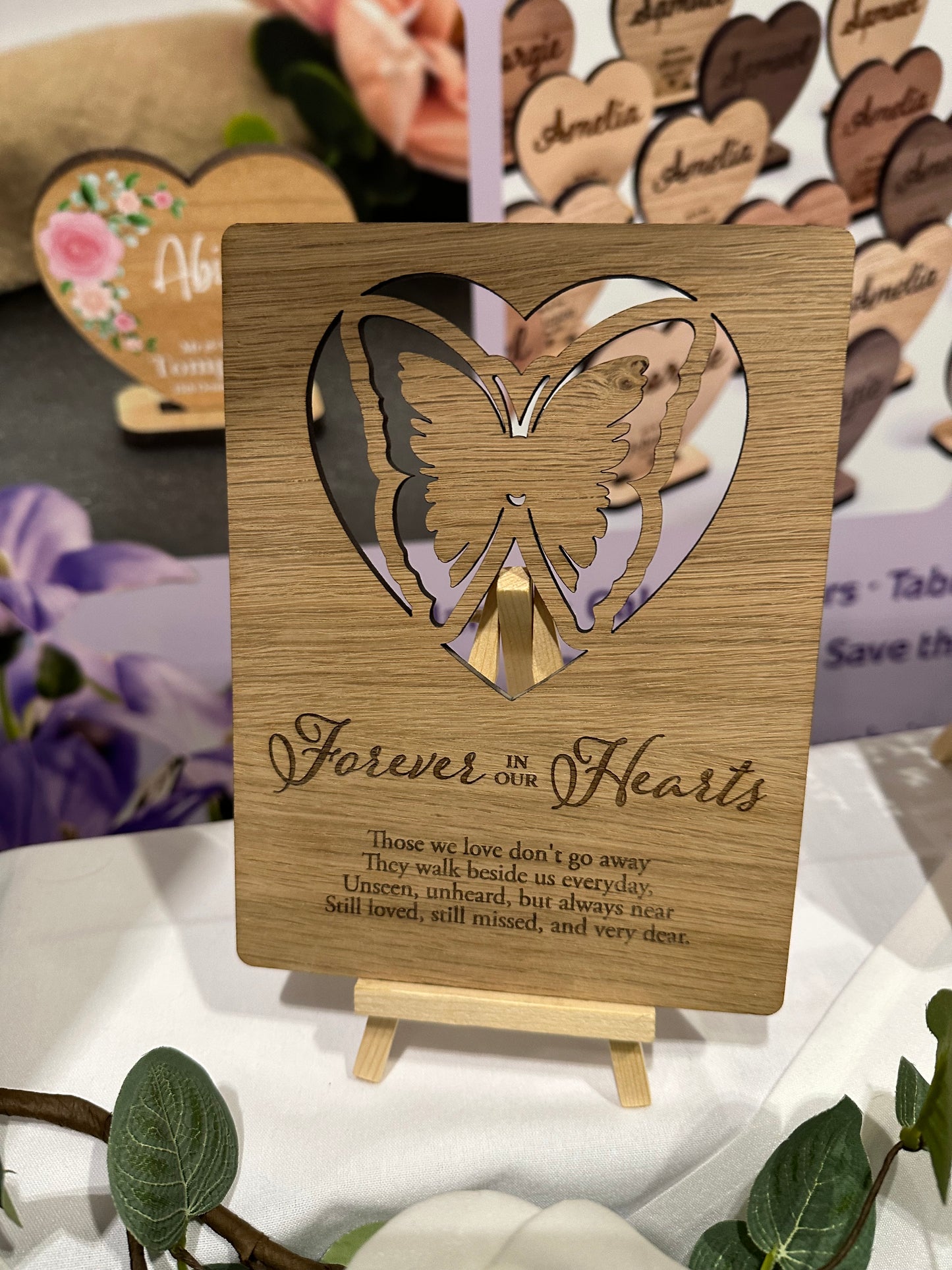 Engraved Wedding Remembrance Plaque