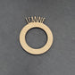 Wooden napkin ring cut wedding table names